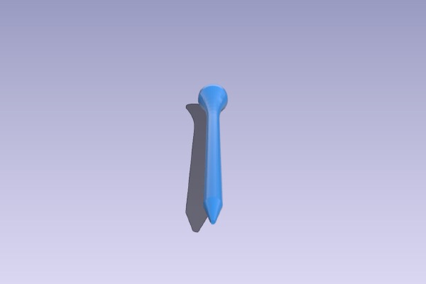 Naked Lady Golf Tee | 3d print model