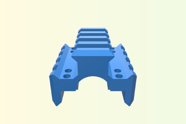 LR300 Tri-rail | 3d print model