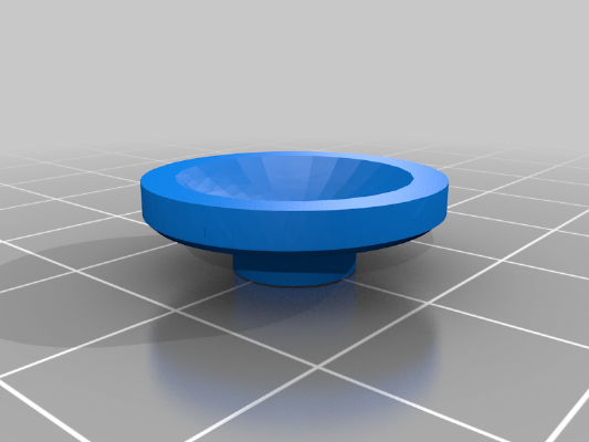 Fidget Spinner Toy by 2RobotGuys with custom finger pad | 3d print model