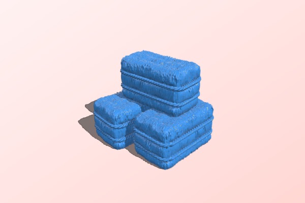 Hay Bales | 3d print model