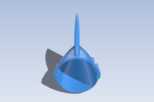 Printable Plane Strix Goblin inspired Fuselage [Work in progress] | 3d print model