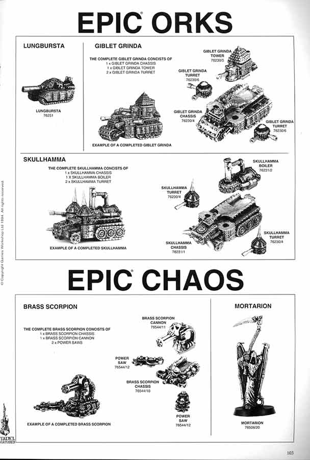 SkullHammer Space Ork W40k Rogue trader