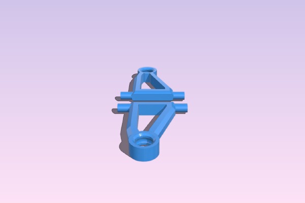 Tamiya TT01 front triangle | 3d print model