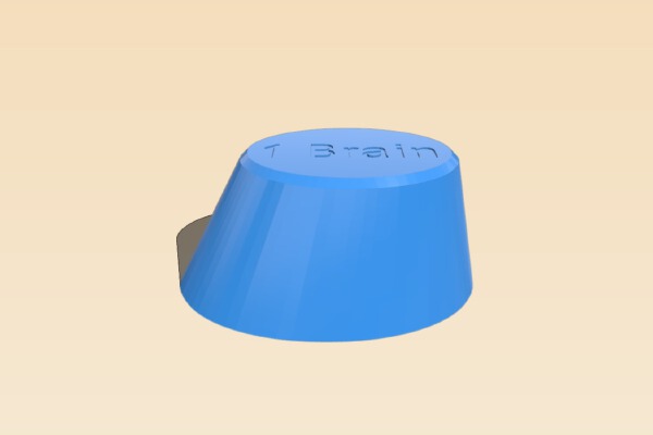 Brain Measuring Cup | 3d print model