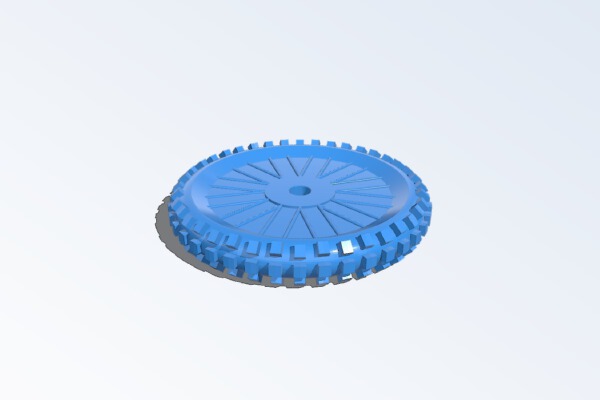 HotWheels Motocross bike wheel | 3d print model