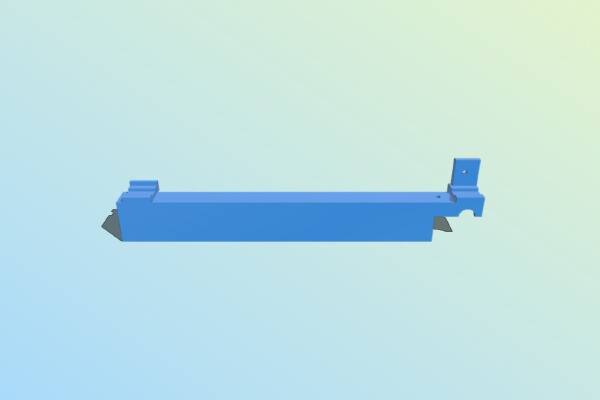 Updated X axis cable chain tray for Ender 5 Plus | 3d print model
