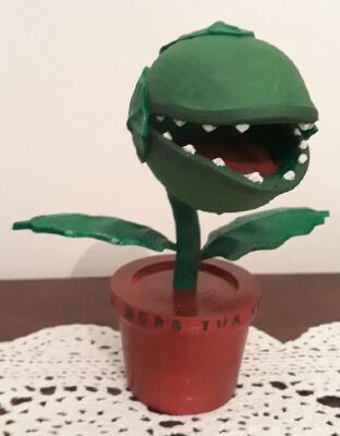 Pianta carnivora _ Piranha plant | 3d print model