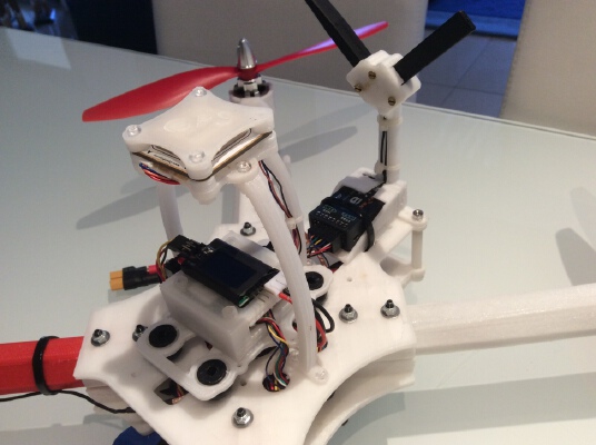 OpenPilot GPS v9 holder with mounts for Tubular Crossfire 2 | 3d print model