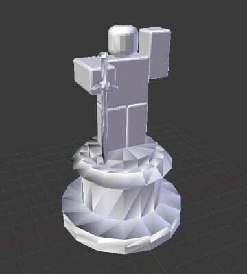 Classic Roblox Bloxy Award | 3d print model