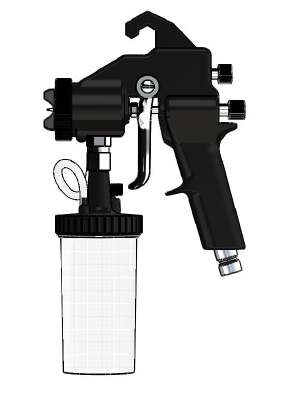 Paint Spray Gun | 3d print model