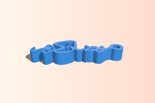 Ramadan Kareem keychain | 3d print model