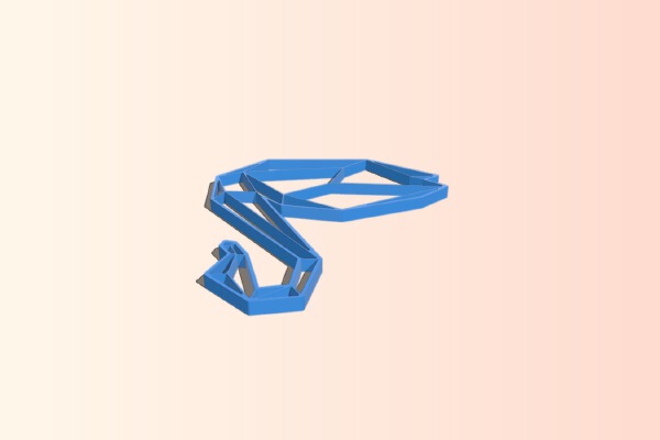 Customizable Origami Swan No. 2 | 3d print model