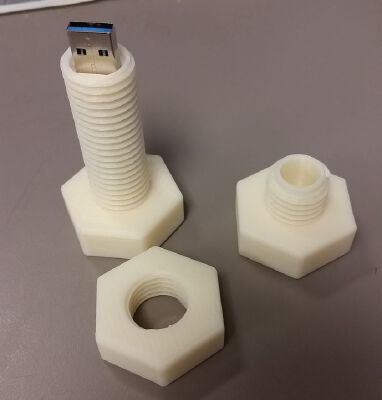 Fidget USB drive | 3d print model