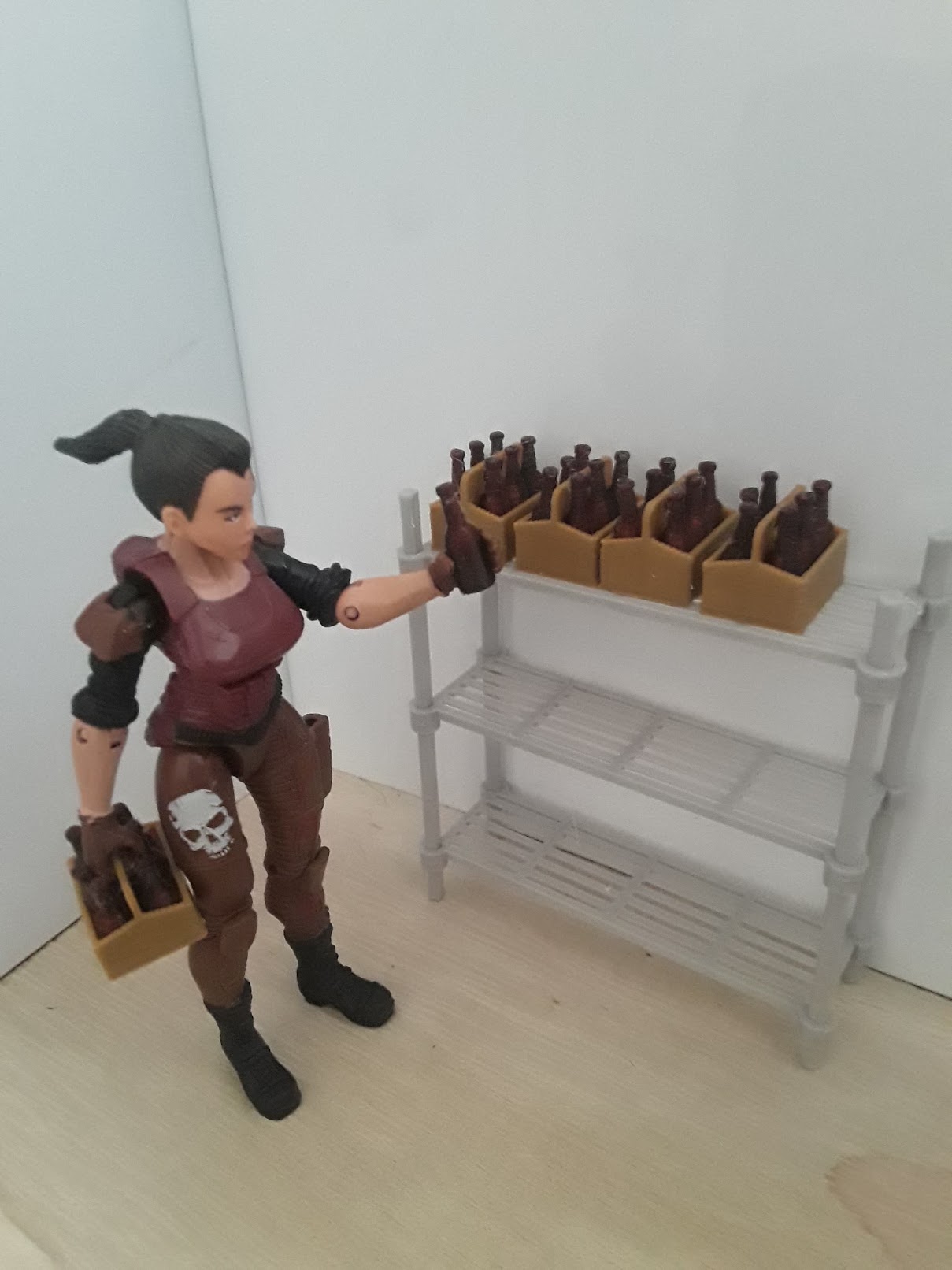 Beer _ Soda sixpack (1:18 scale)