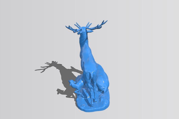 Herd of deer | 3d print model