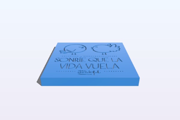 Mr Wonderful - Sonríe que la vida vuela | 3d print model