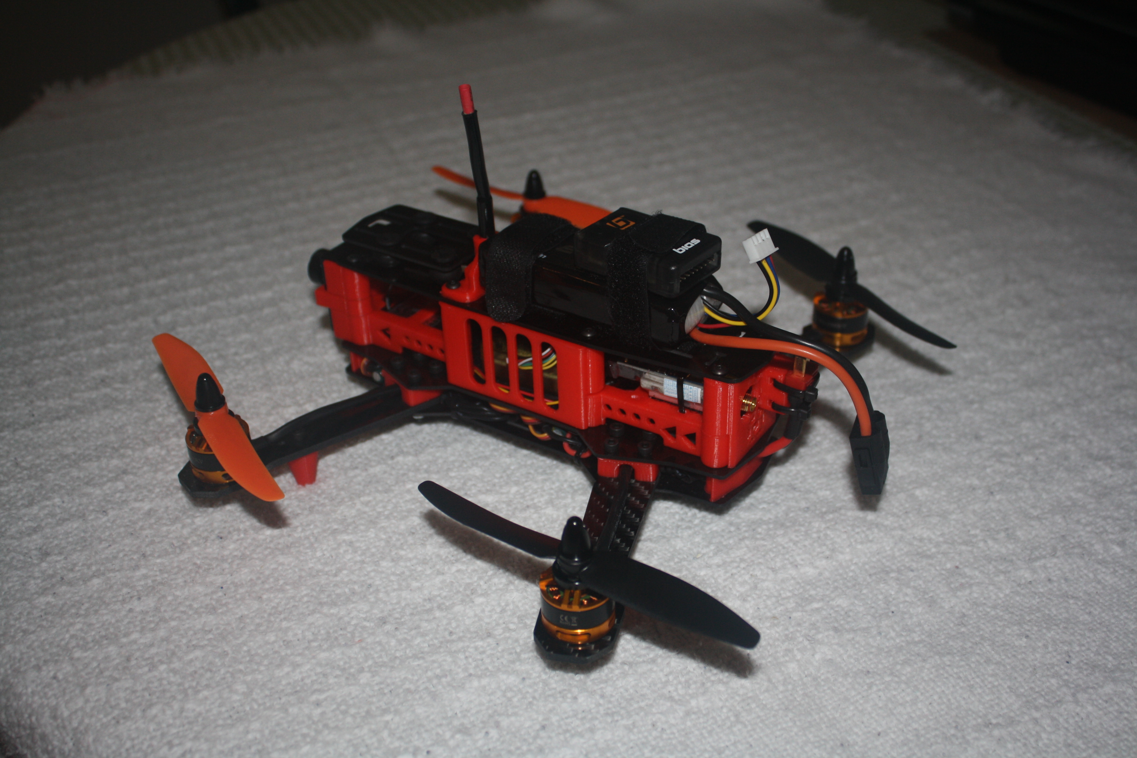 ZMR250 FPV End Panel and TX Shelf