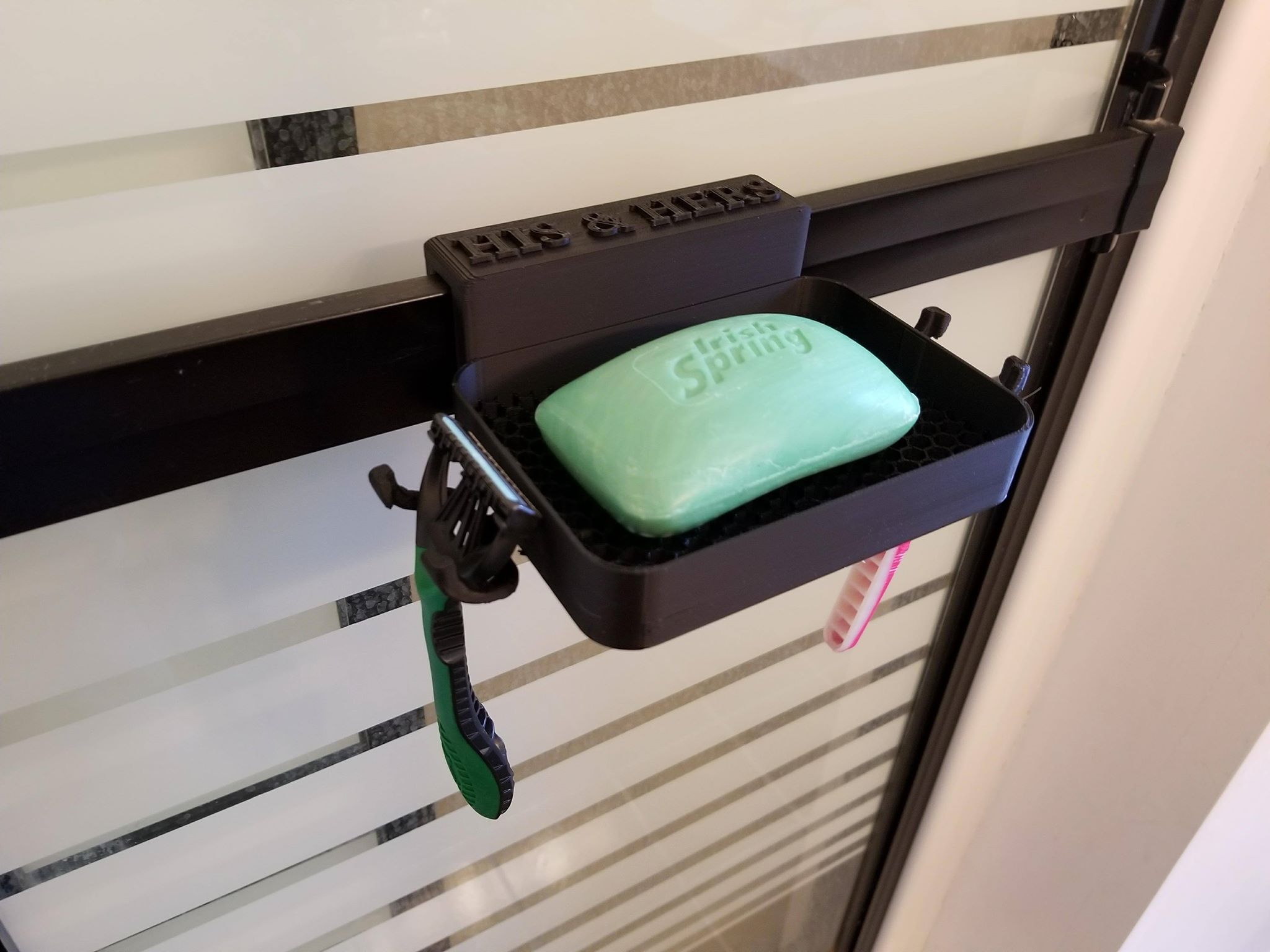 His and Her Soap Dish
