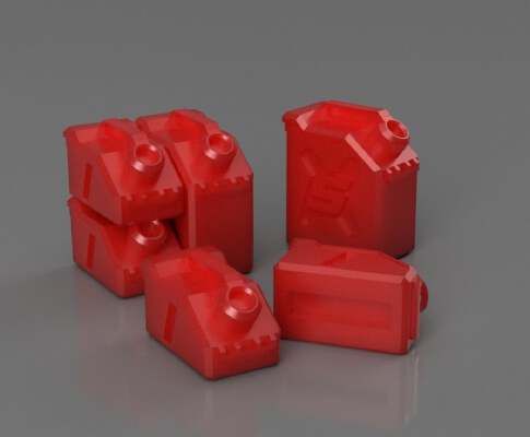 Gaslands - Stackable Gas Can Tokens | 3d print model