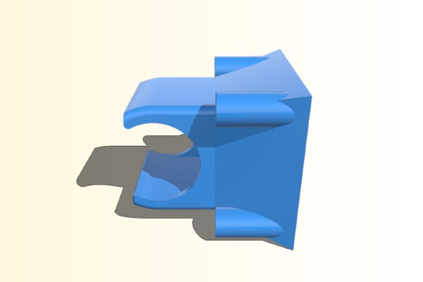 Fan 40 mm Mount E3D v6 | 3d print model