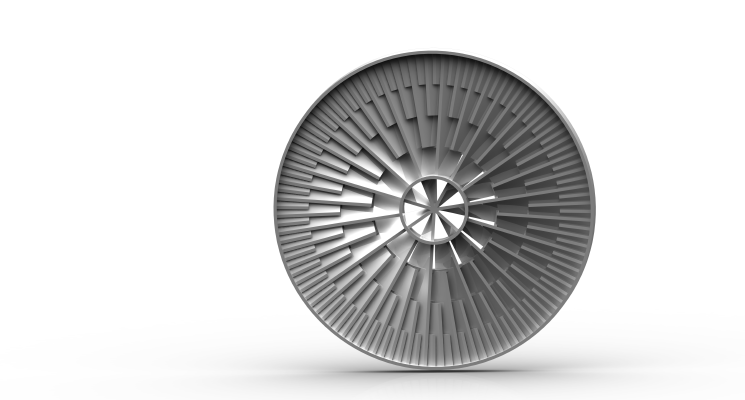 hyperbolic transcending angle test coaster 1 | 3d print model