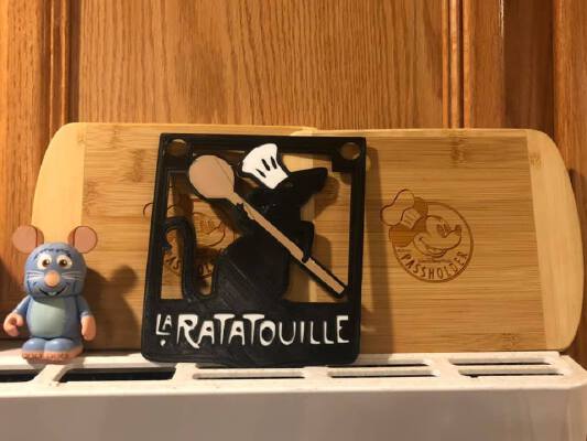 Ratatouille Sign - Multicolor | 3d print model