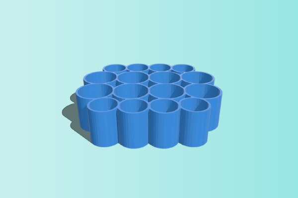 AA & AAA Battery Organizer | 3d print model