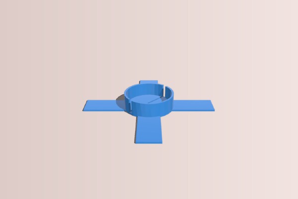 christmas village lamp holder | 3d print model
