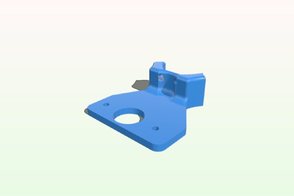 -old- Mostly Printed CNC -Add On- Hot End Mount | 3d print model