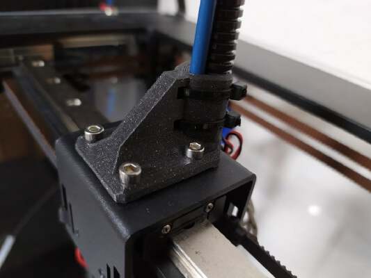 Bowden tube and cables holder for Sapphire Pro | 3d print model