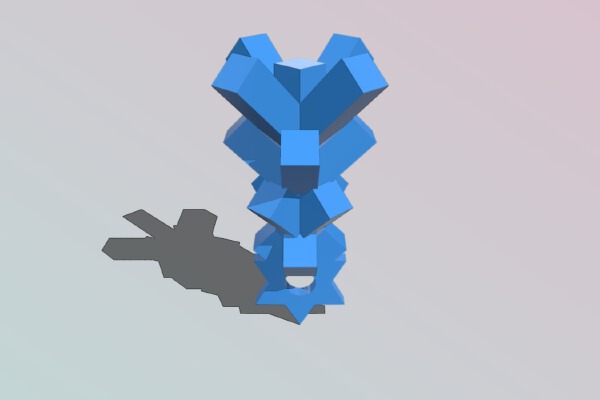 dEarring#86: Simple Treearing | 3d print model