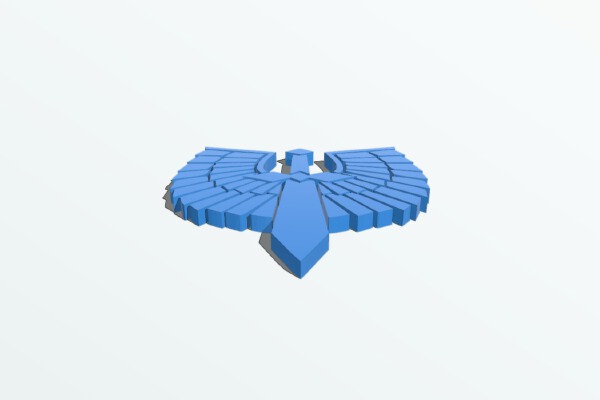 40k Pre Heresy Dark Angels Symbol | 3d print model