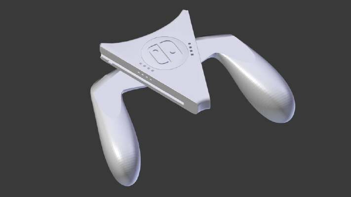 Nintendo Switch Vangard Grip (PROTOTYPE) | 3d print model