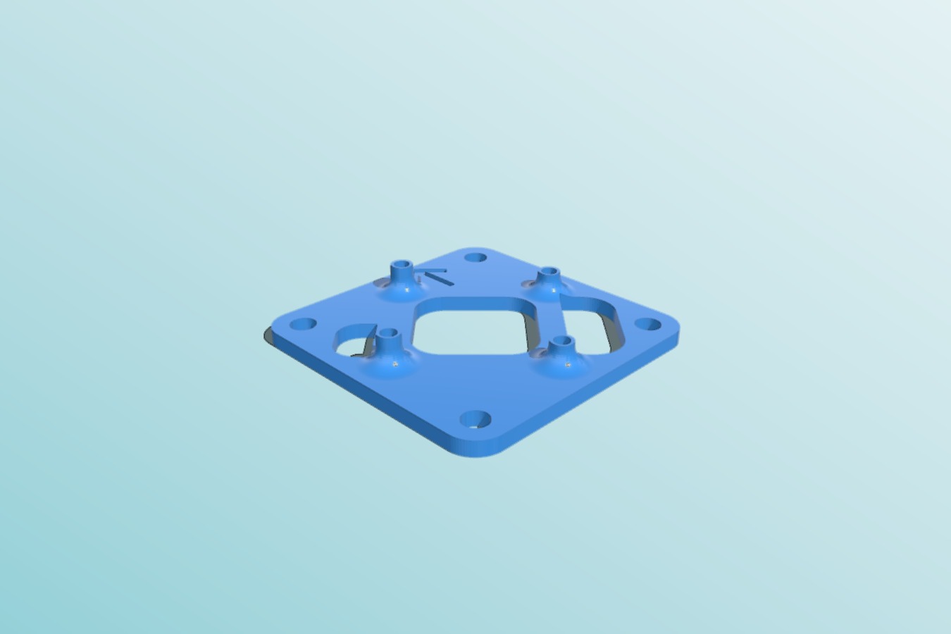 caddx Turtle V2 20mm to 31mm adapter plate