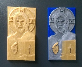 Christ Pantocrator (icon and ornament) | 3d print model