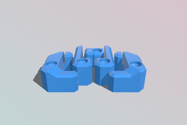 Brackets for monoprice prusa 3 | 3d print model