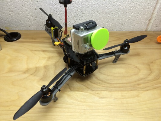 Mini tricopter arms and tail motor tilt | 3d print model