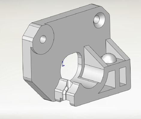 Wanhao Di3+ Feeder Backplate | 3d print model