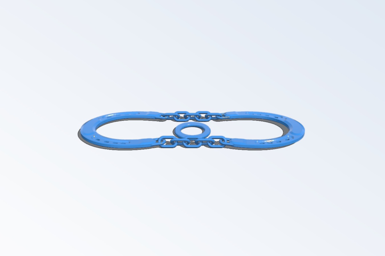 Chained Horseshoe Puzzle Remixed for FDM Printers
