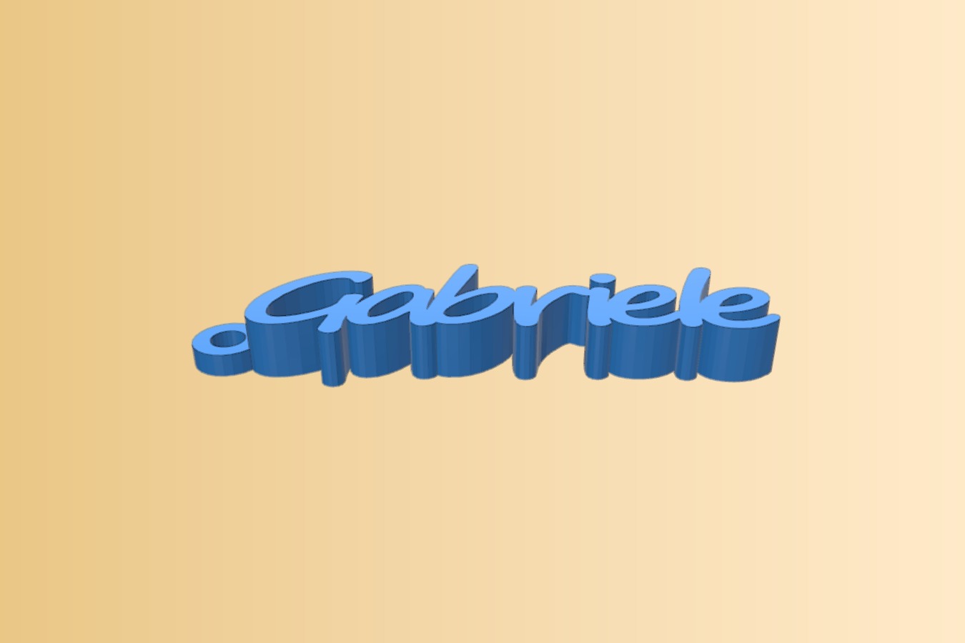 3D name Gabriele