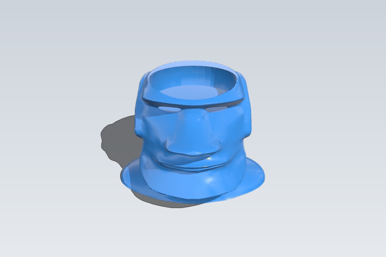 Easter Island Maoi head egg cup