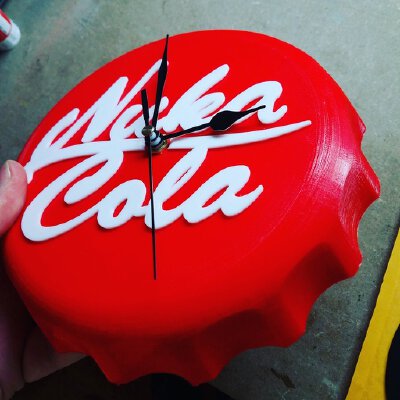 Nuka Cola Clock | 3d print model