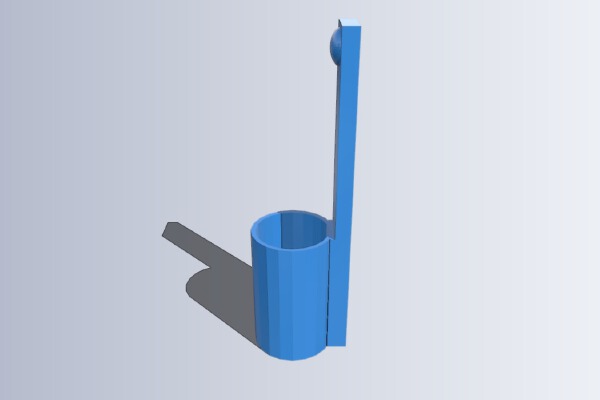Pixel Pen Clip | 3d print model