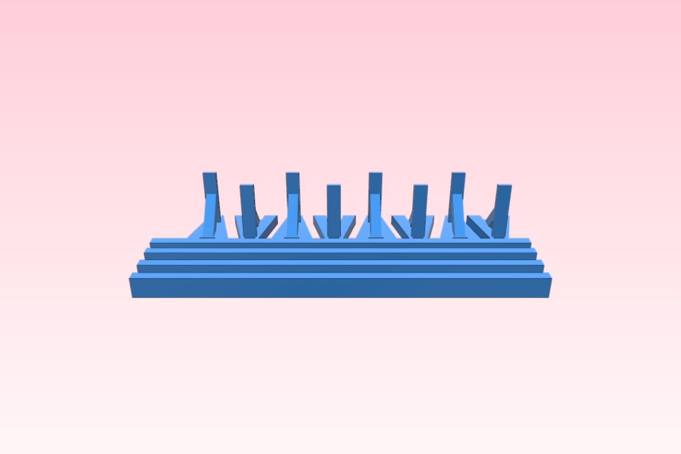 4x Crowd Control Barricades, 28mm scale.