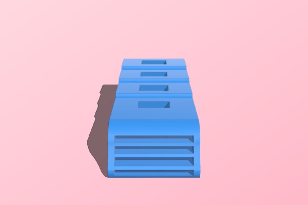 USB and SDcard Holder | 3d print model