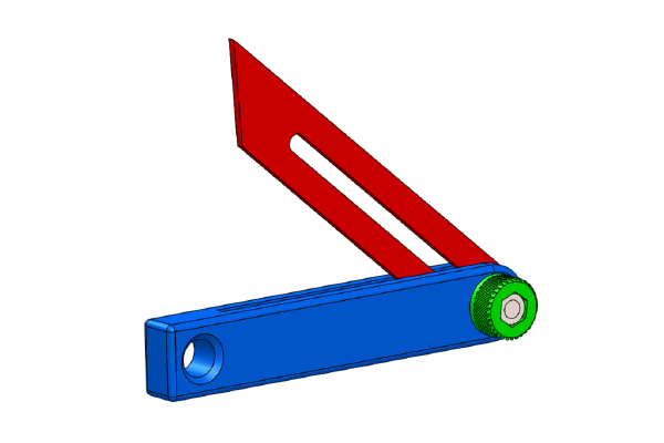 T Bevel - Bevel Gauge - False Square- Suta - Angle Finder Tool | 3d print model