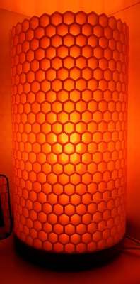 HoneyComb Lamp Shade remix for ikea nightlight fitting | 3d print model