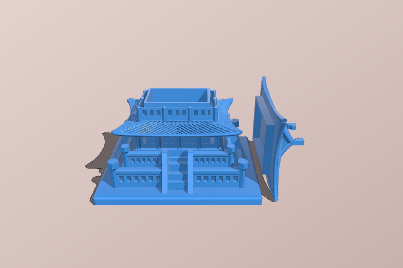 Korean Traditional Architecture Coin Bank