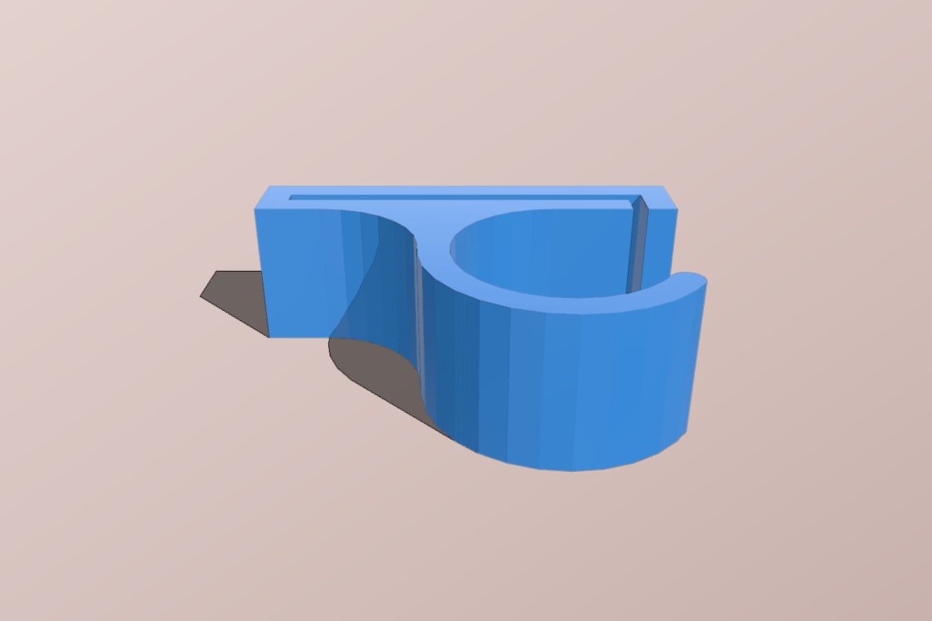Customizable hydration bladder backpack tube clip
