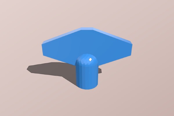 Key for outdoor watering tap | 3d print model